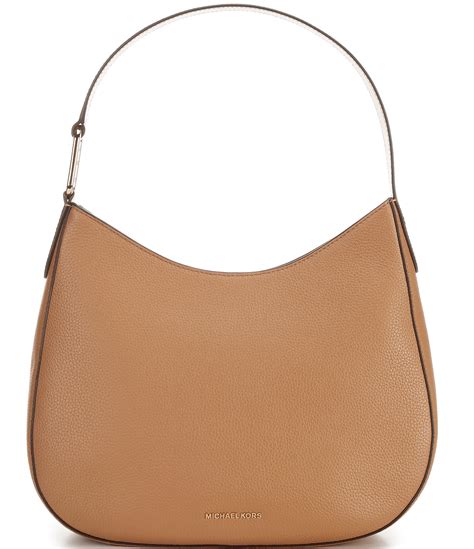 michael kors pink pebble leather slouch hobo shoulder bag|Michael Kors flat shoulder handbags.